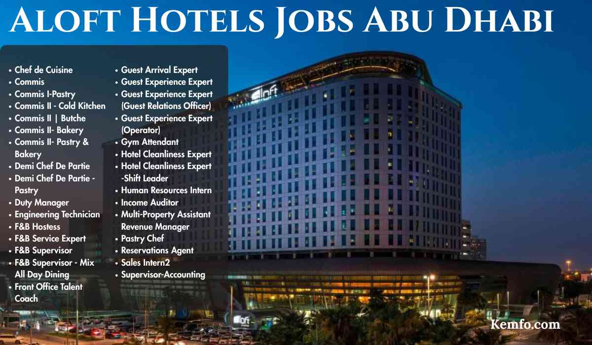 Aloft Hotels Jobs Abu Dhabi