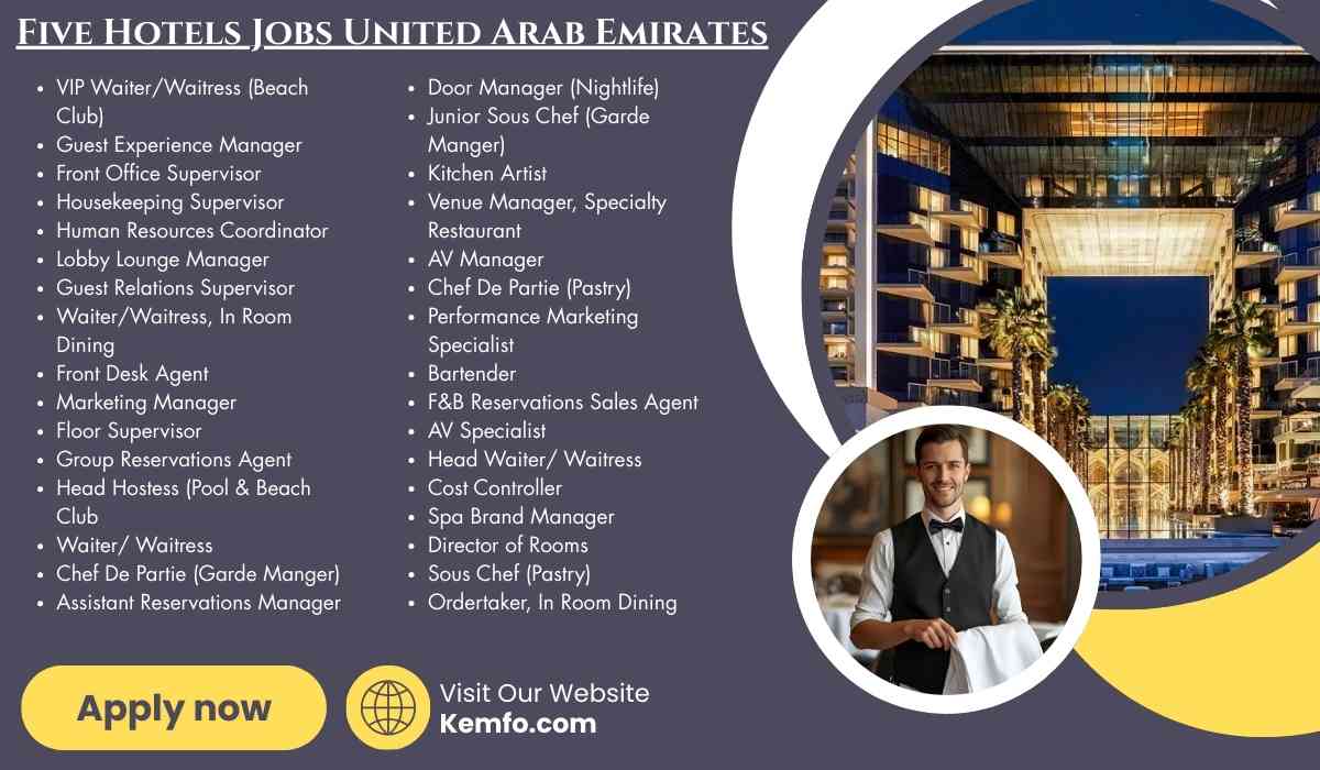 Five Hotels Jobs United Arab Emirates