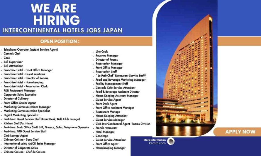 INTERCONTINENTAL HOTELS JOBS JAPAN