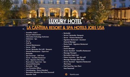 La Cantera Resort & Spa hotels jobs USA