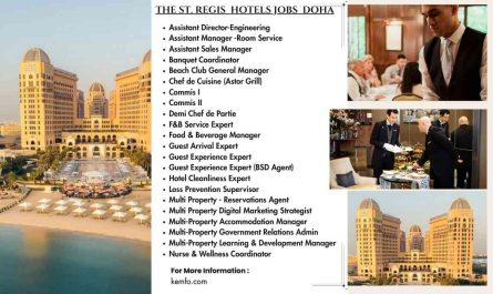 The St. Regis  Hotels Jobs  Doha