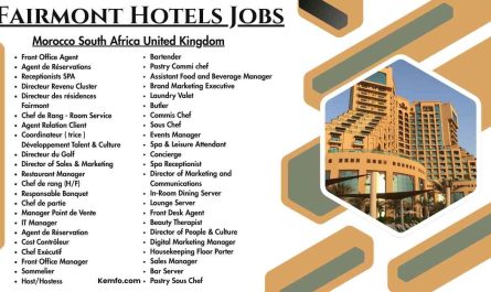 Fairmont Hotels Jobs Morocco South Africa United Kingdom