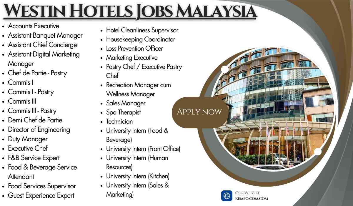 Westin Hotels Jobs Malaysia